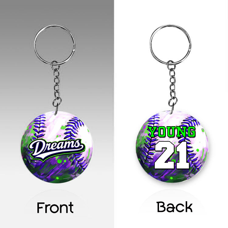 Dreams - 2" Round Keychain