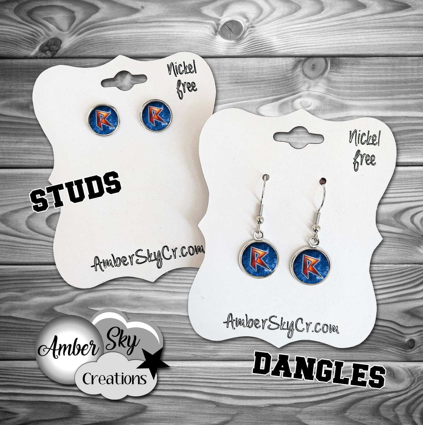 Earrings - Rage Logo