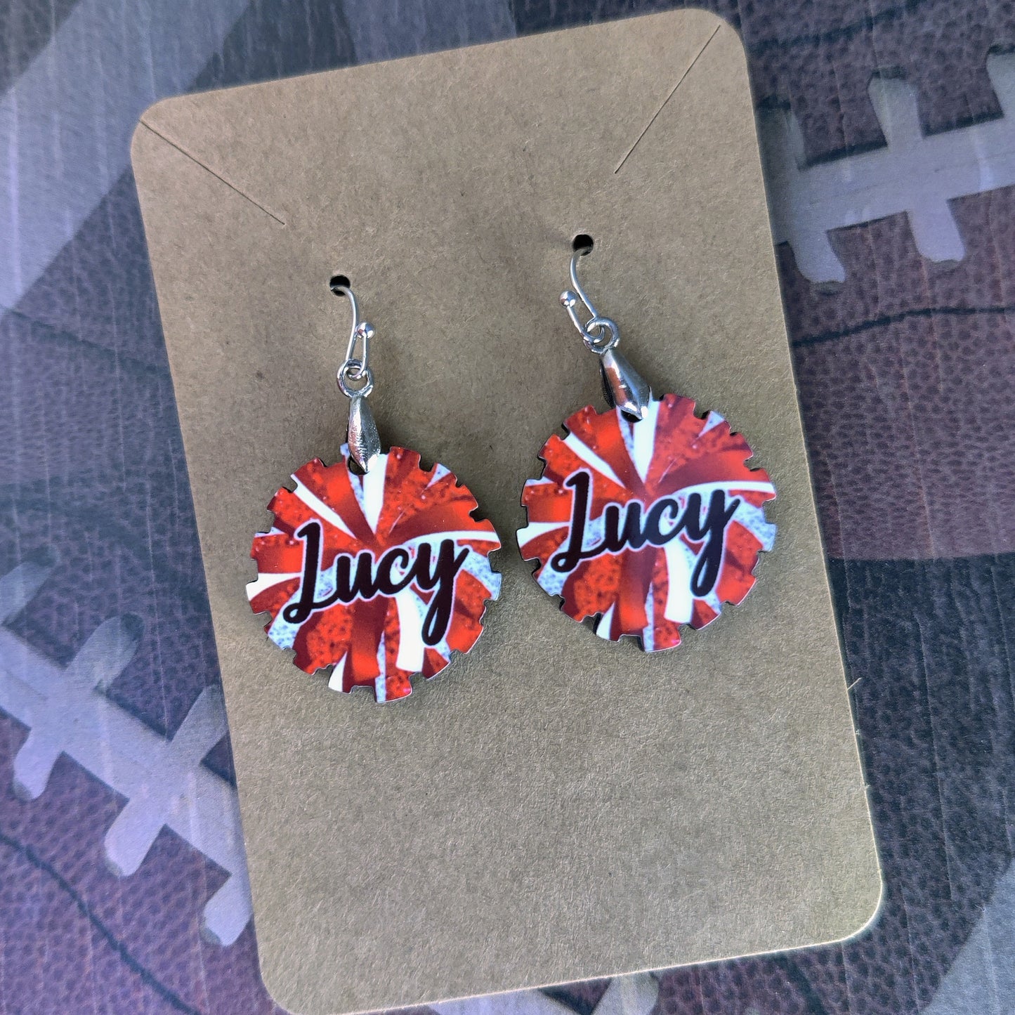 Cheer Pom Pom Earrings