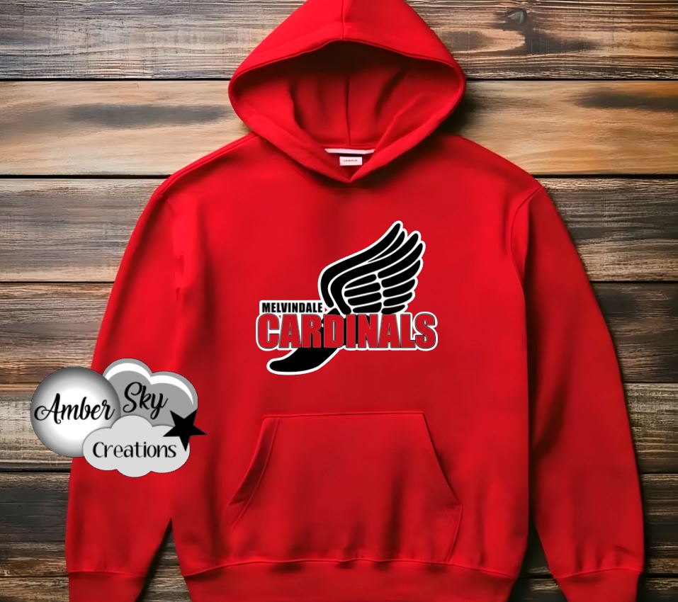 Hoodie - Track - Melvindale - Cardinals