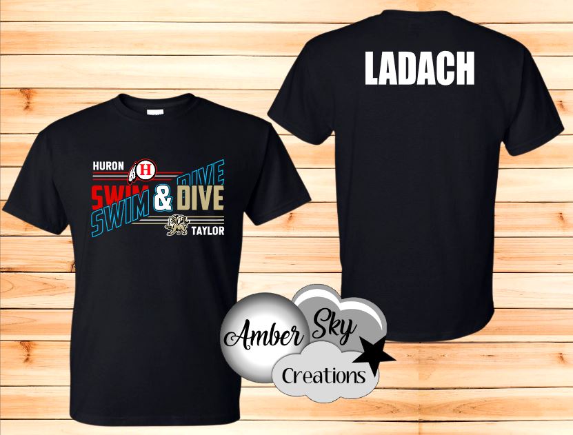 Huron/Taylor Swim 2026 T-Shirt - ORDER DEADLINE AUGUST 29TH