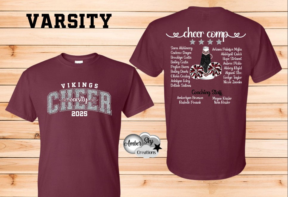 Vikings Apparel - Varsity Cheer Comp 2025