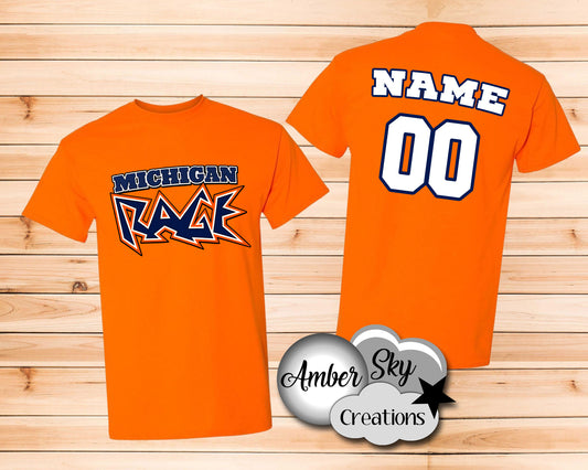 T-Shirt - Orange - Rage Design 2