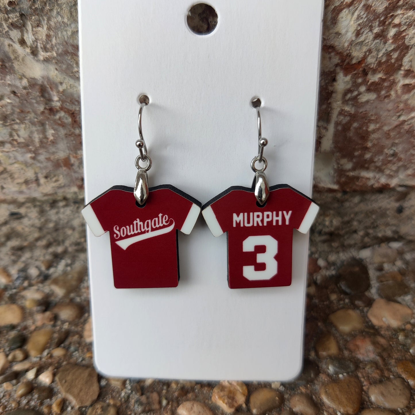 Jersey Earrings - Custom Order