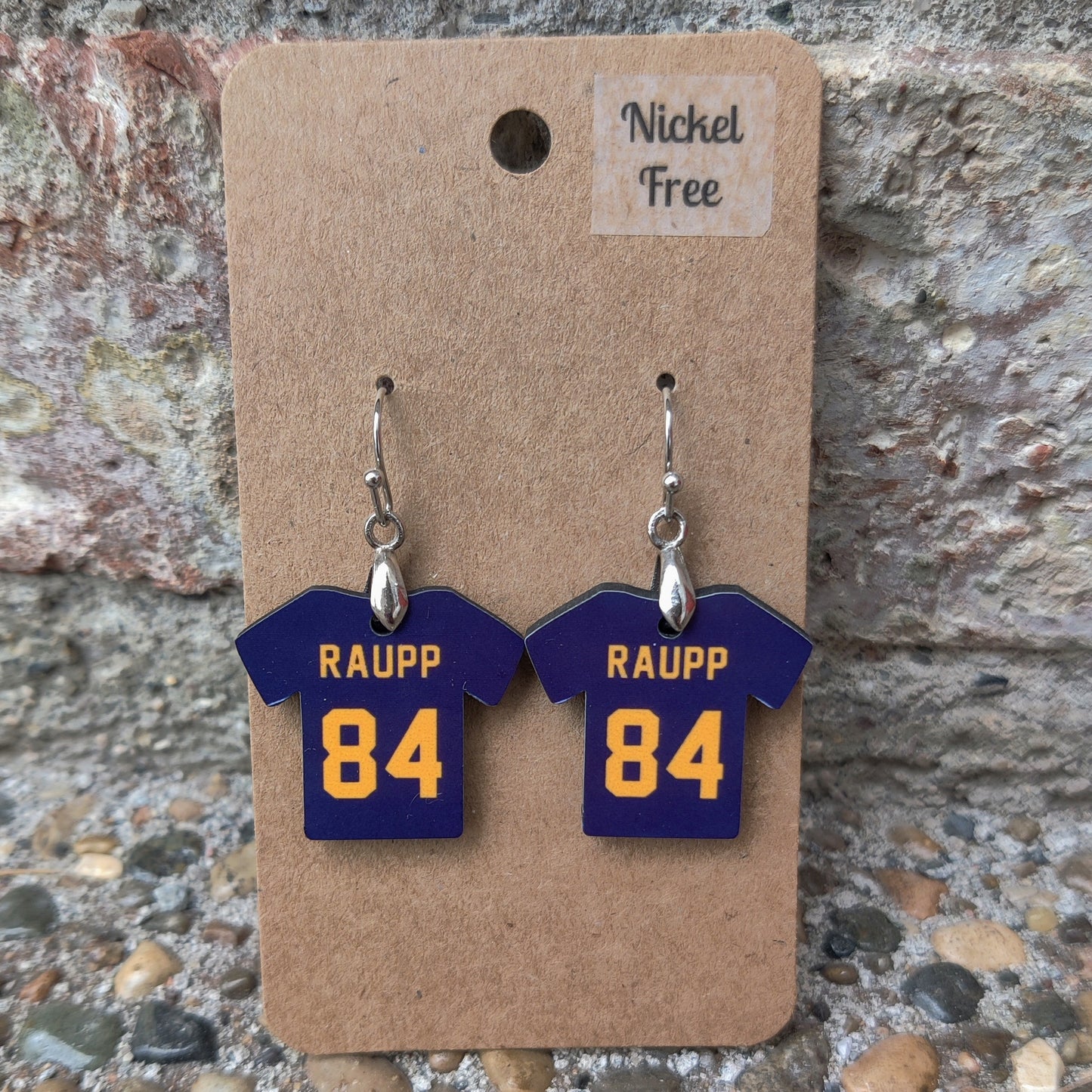 Jersey Earrings - Custom Order