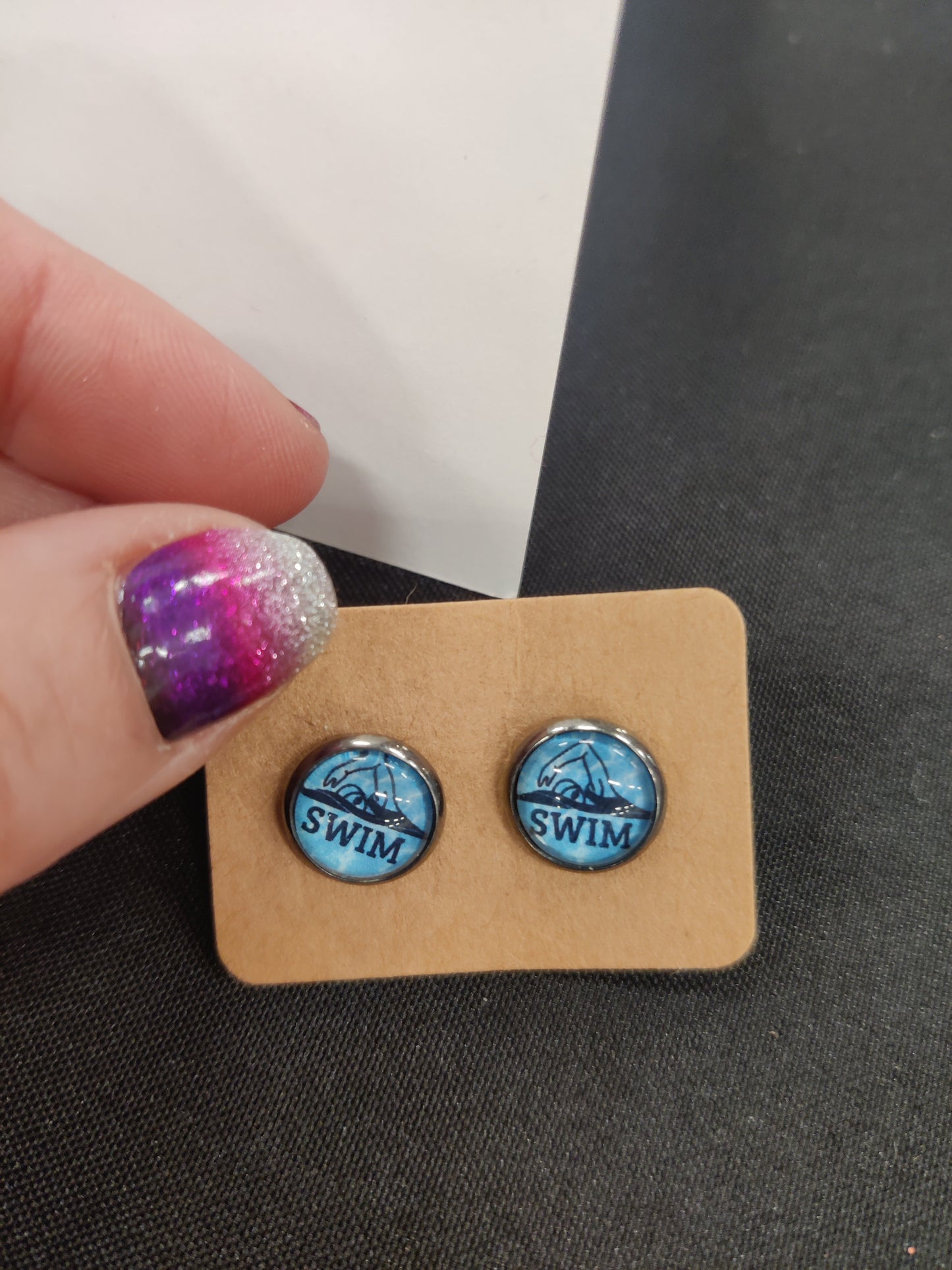 Stud Earrings 10mm - Pick Your Sport