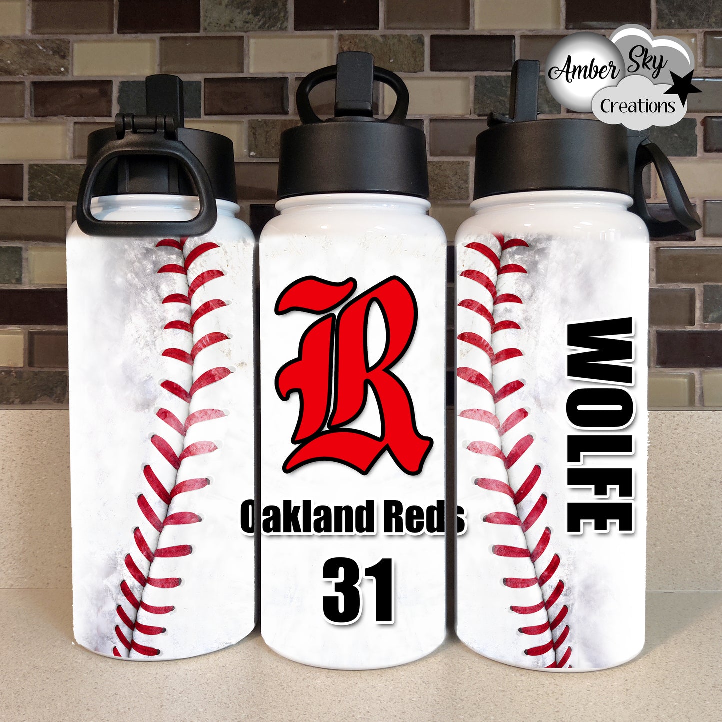 SS 30oz. water bottle - CUSTOM DESIGN