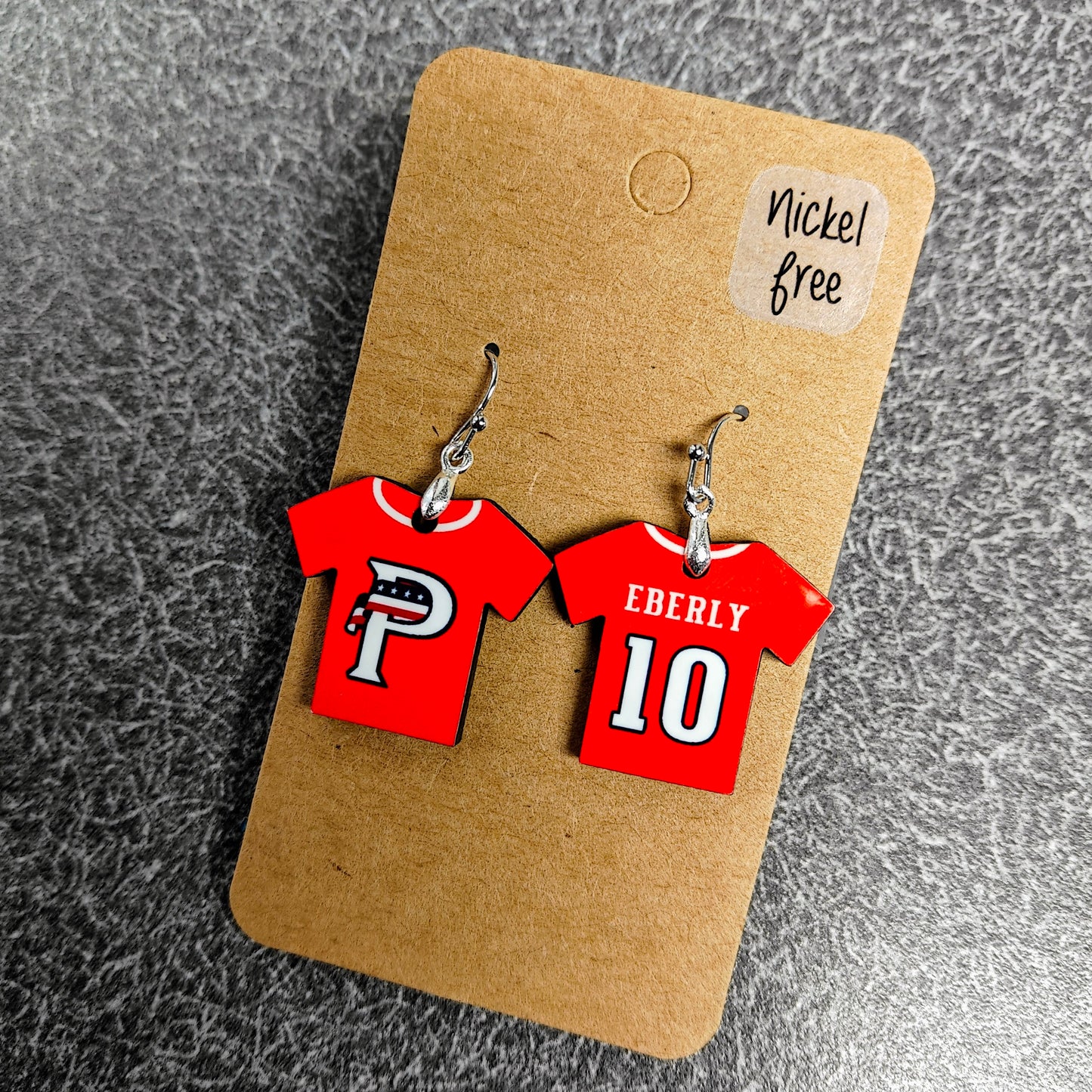Jersey Earrings - Custom Order