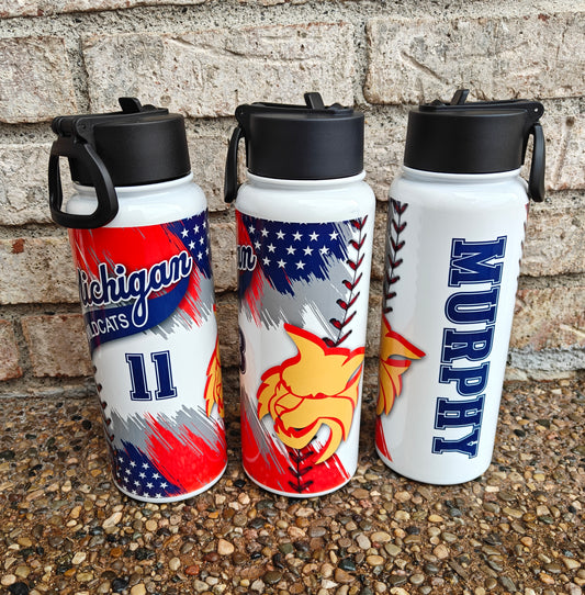 SS 30oz. water bottle - CUSTOM DESIGN