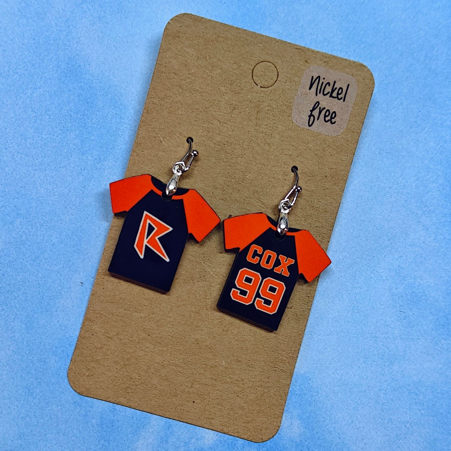 Jersey Earrings - Custom Order
