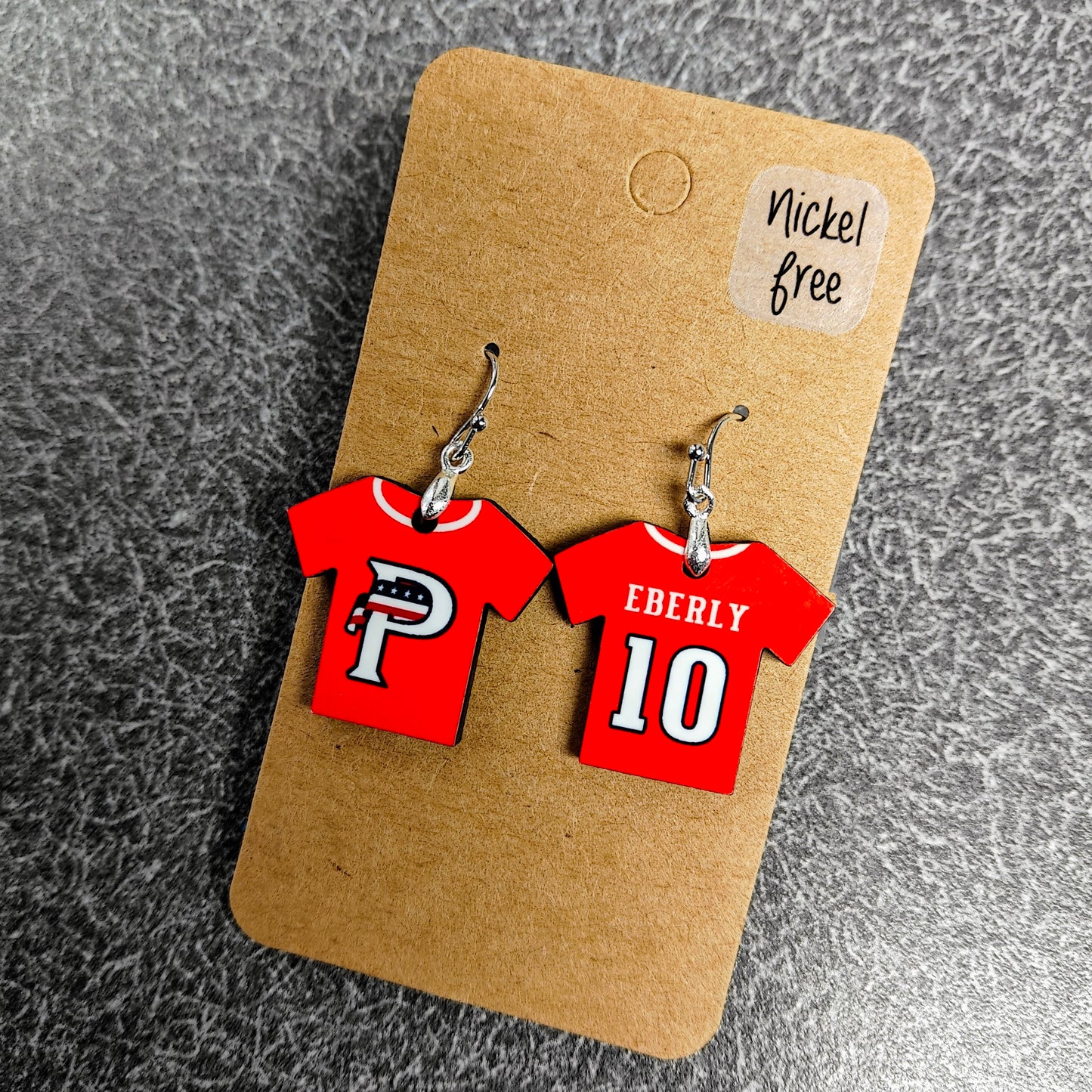 Jersey Earrings - Custom Order