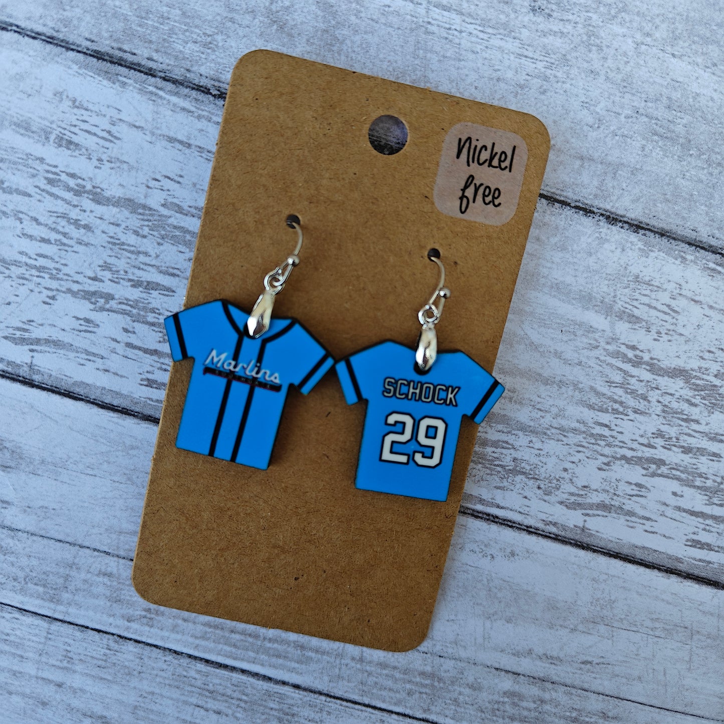 Jersey Earrings - Custom Order