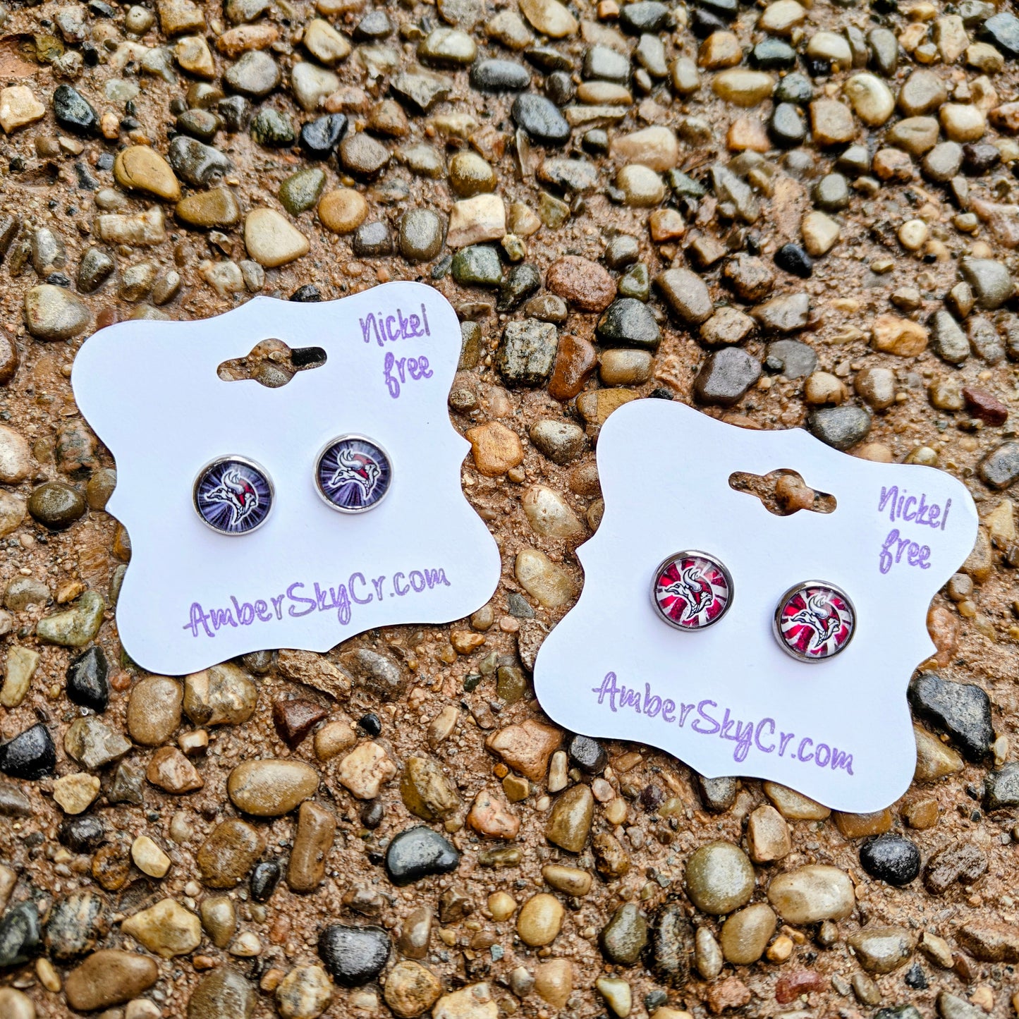 Vikings - 10mm Stud Earrings