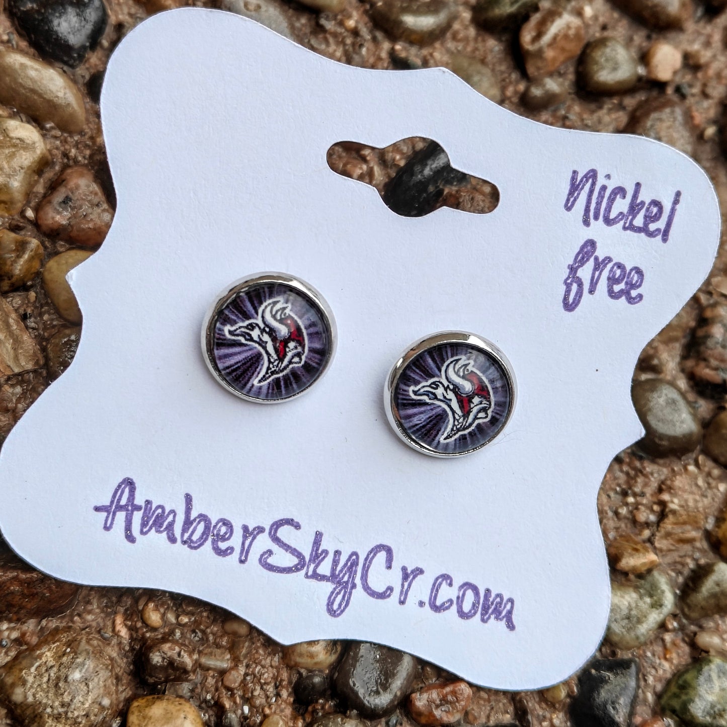 Vikings - 10mm Stud Earrings
