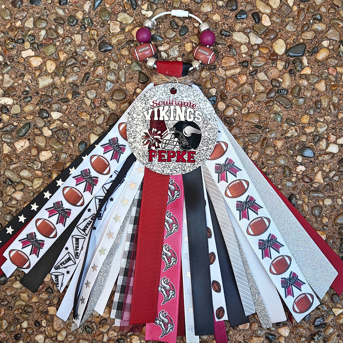 Vikings  - Bag Tassel with Ribbons