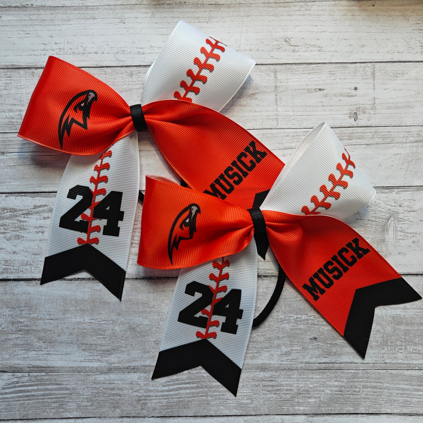 Ribbon Bow - Custom - 5" inch mini cheer bow style