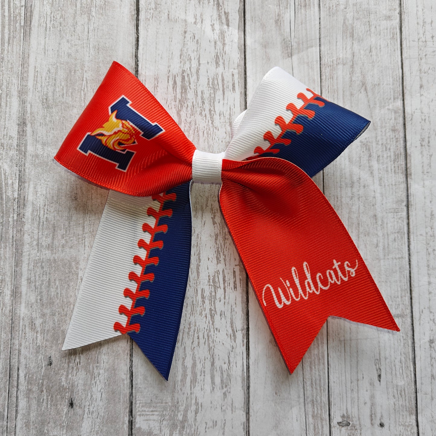 Ribbon Bow - Custom - 5" inch mini cheer bow style
