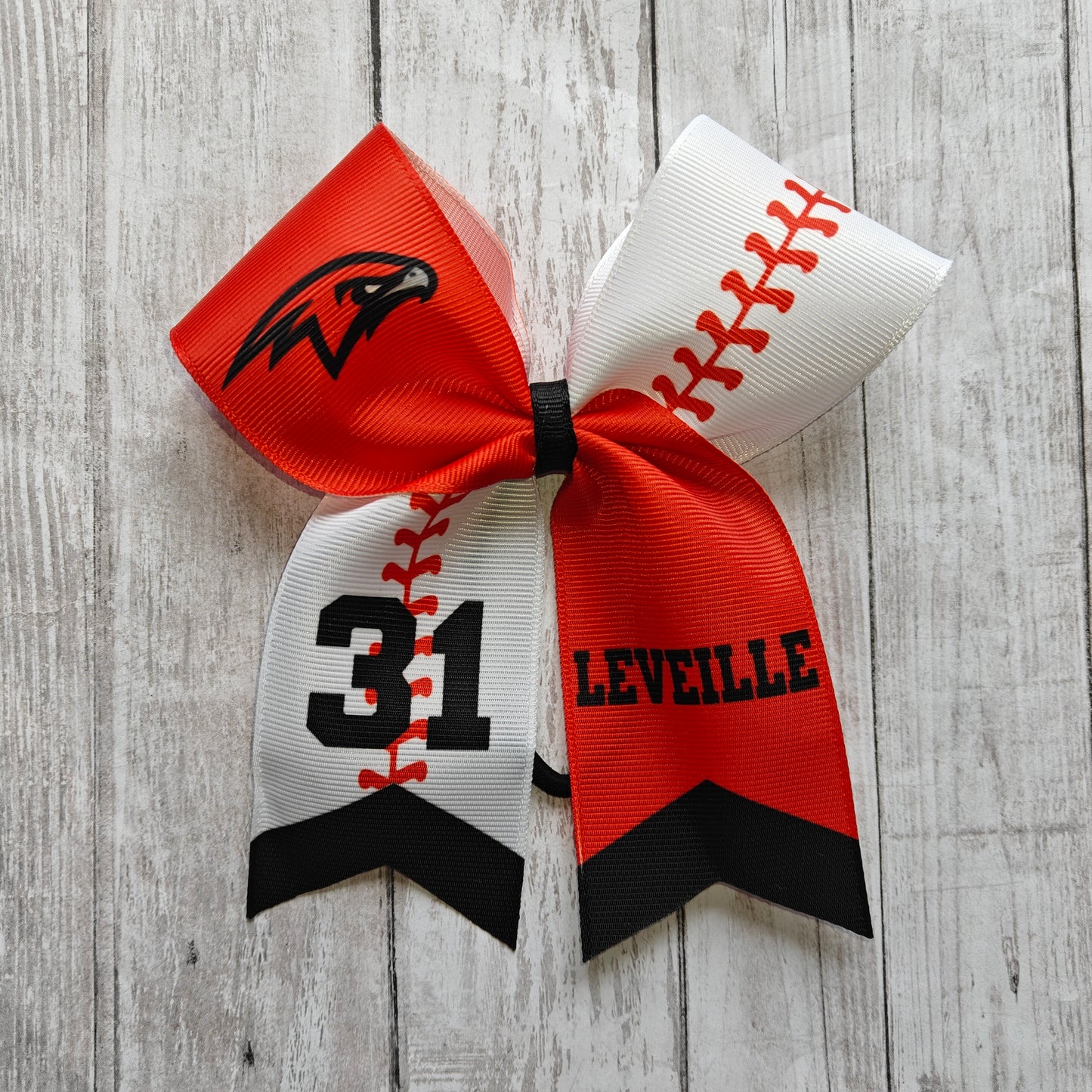 Ribbon Bow - Custom - 5" inch mini cheer bow style