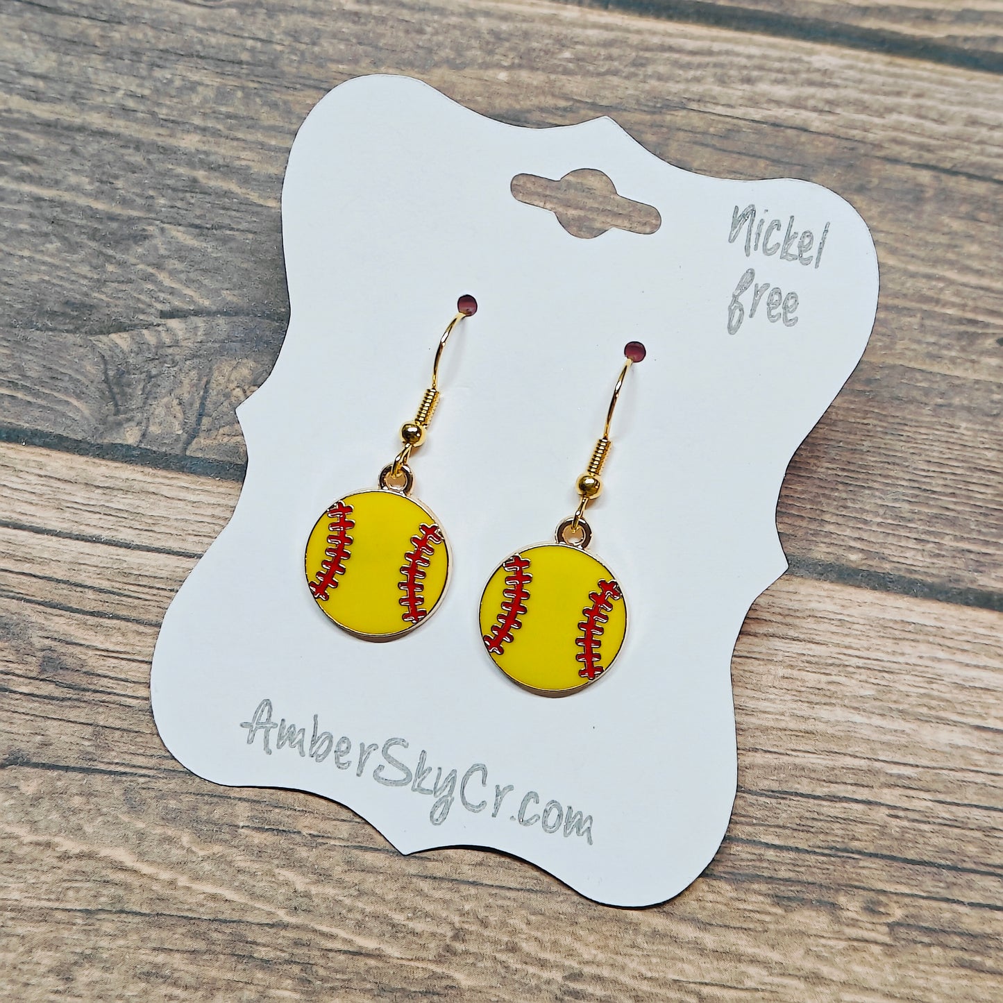 Earrings - Dangle - Softball