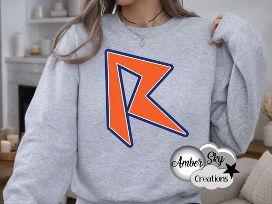 Crewneck - Grey- Rage Design 3