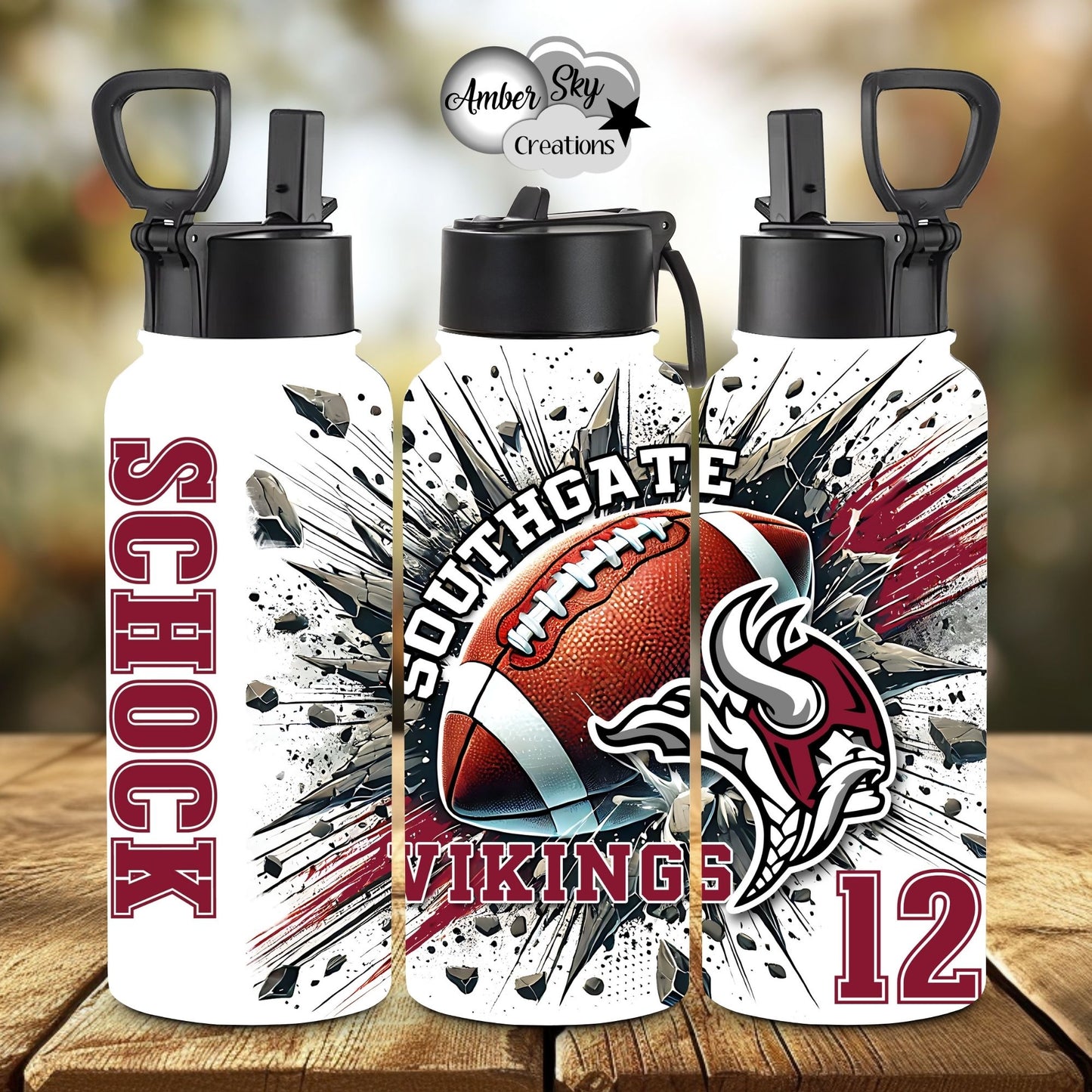 SS 30oz. water bottle - CUSTOM DESIGN