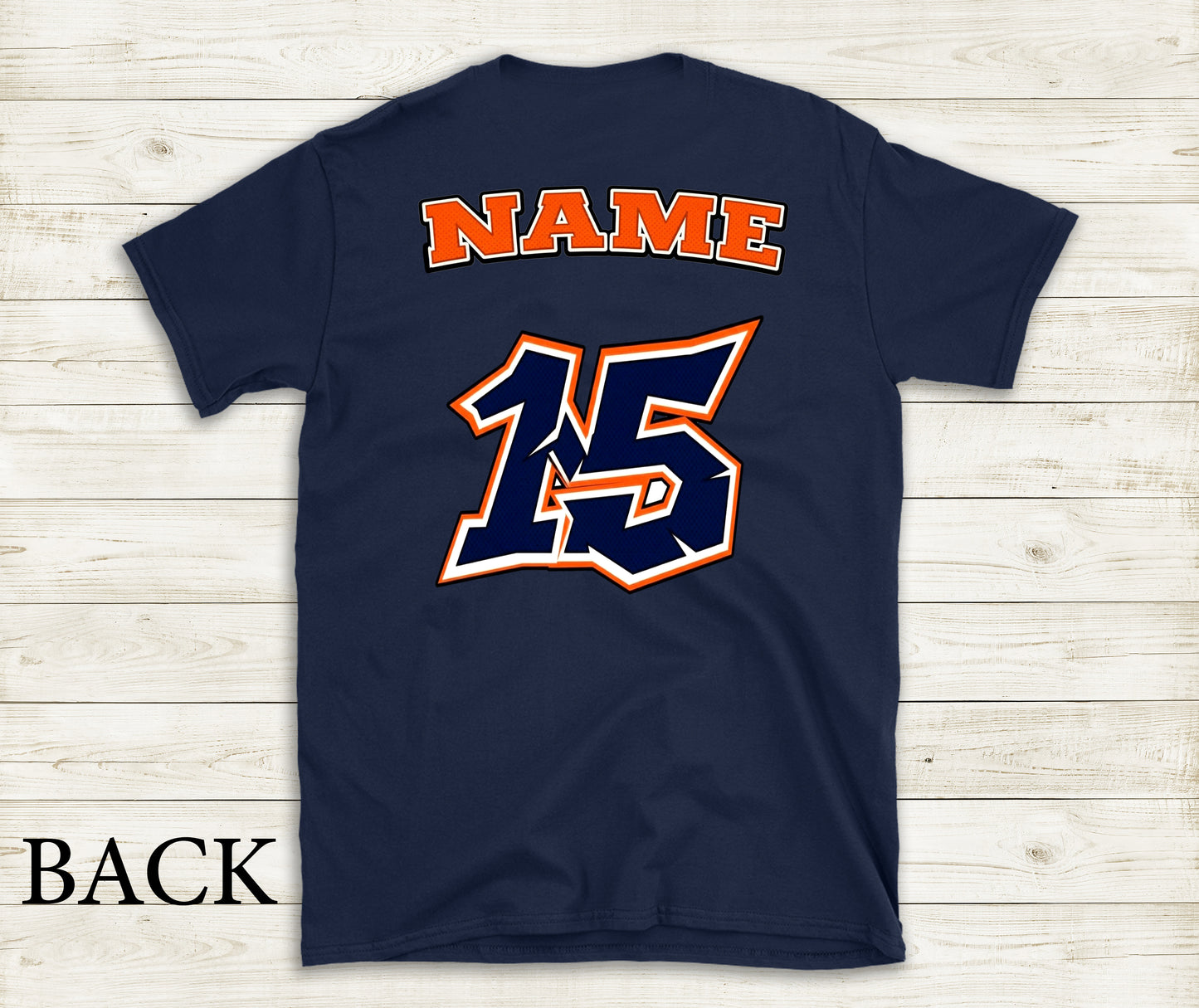 T-Shirt - Navy - Rage Design 5
