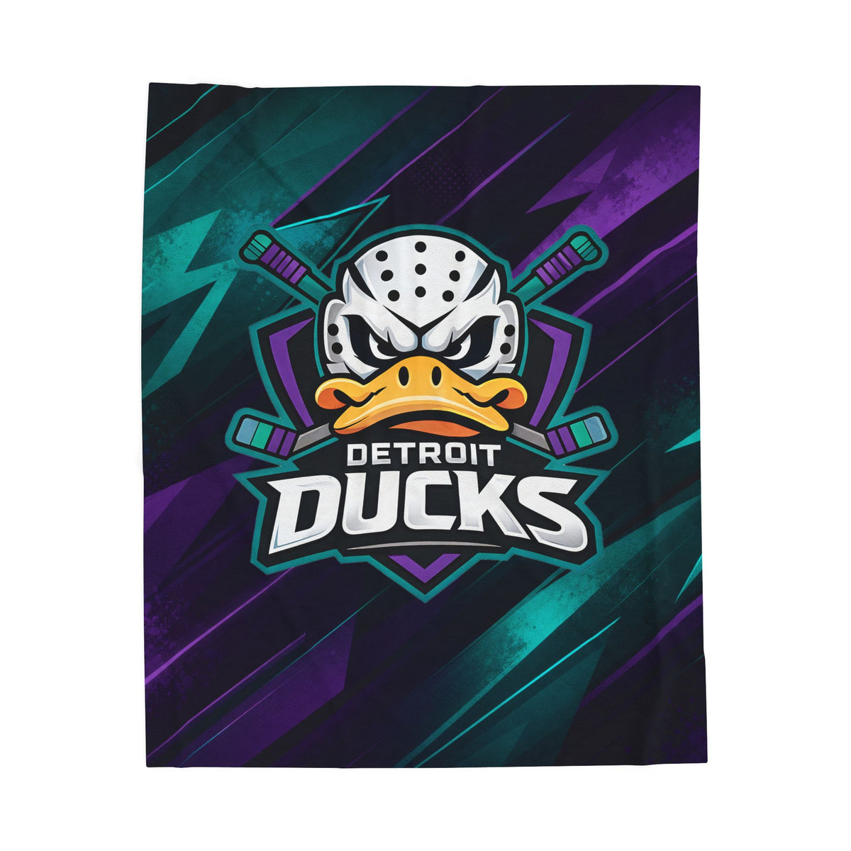 Detroit Ducks Plush Blanket