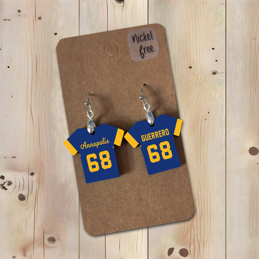 Jersey Earrings - Cougars