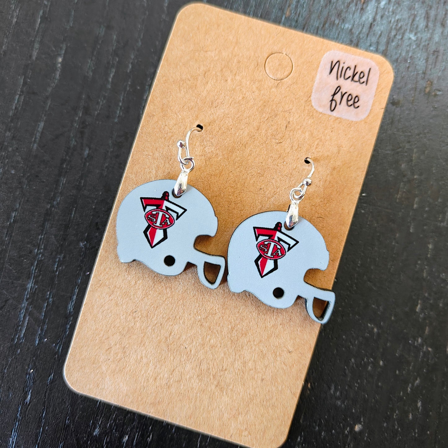Helmet Earrings - Custom Order