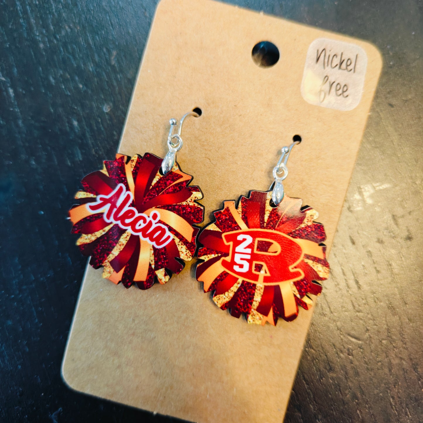 Cheer Pom Pom Earrings