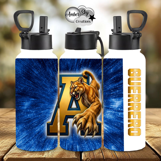 Cougars - 30oz Stainless Water Bottle
