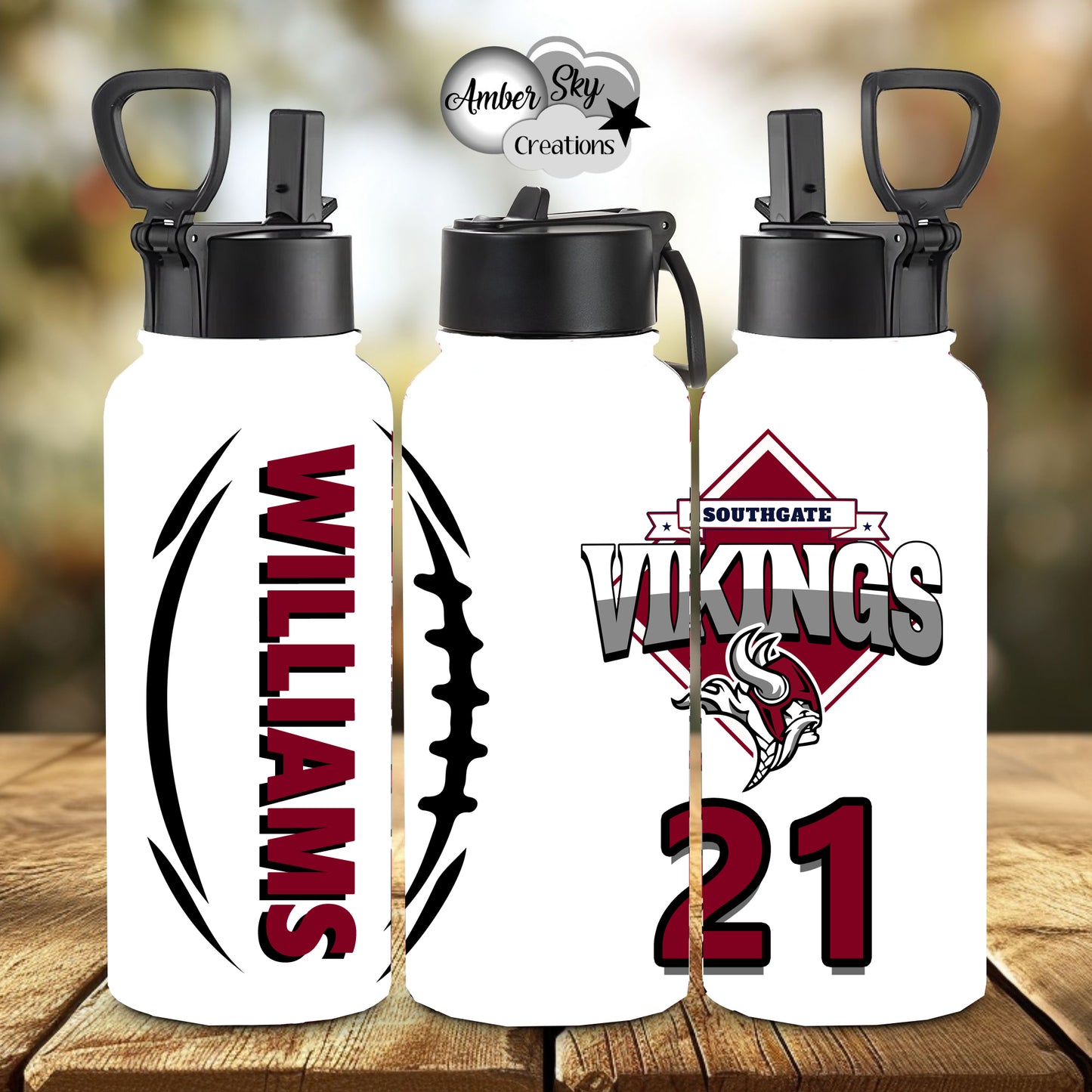 SS 30oz. water bottle - VIKINGS 2026 design