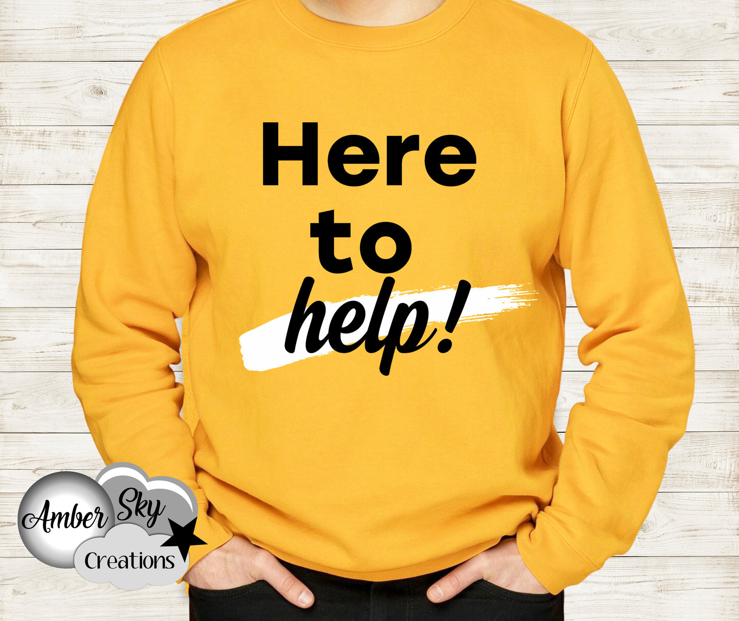 Hope City  Church - Impressions Team Crew Neck Sweatshirt