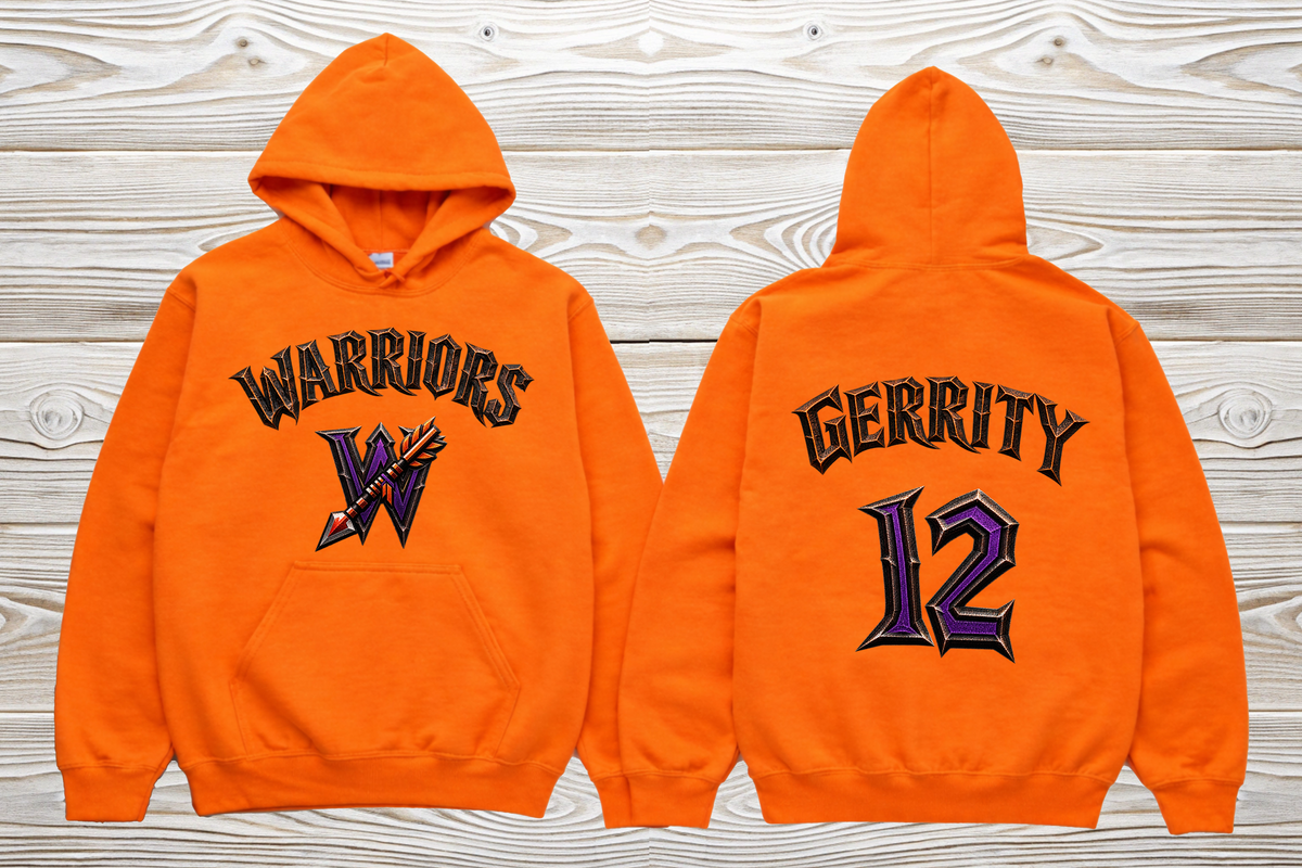 Warriors - Metal Design - Orange