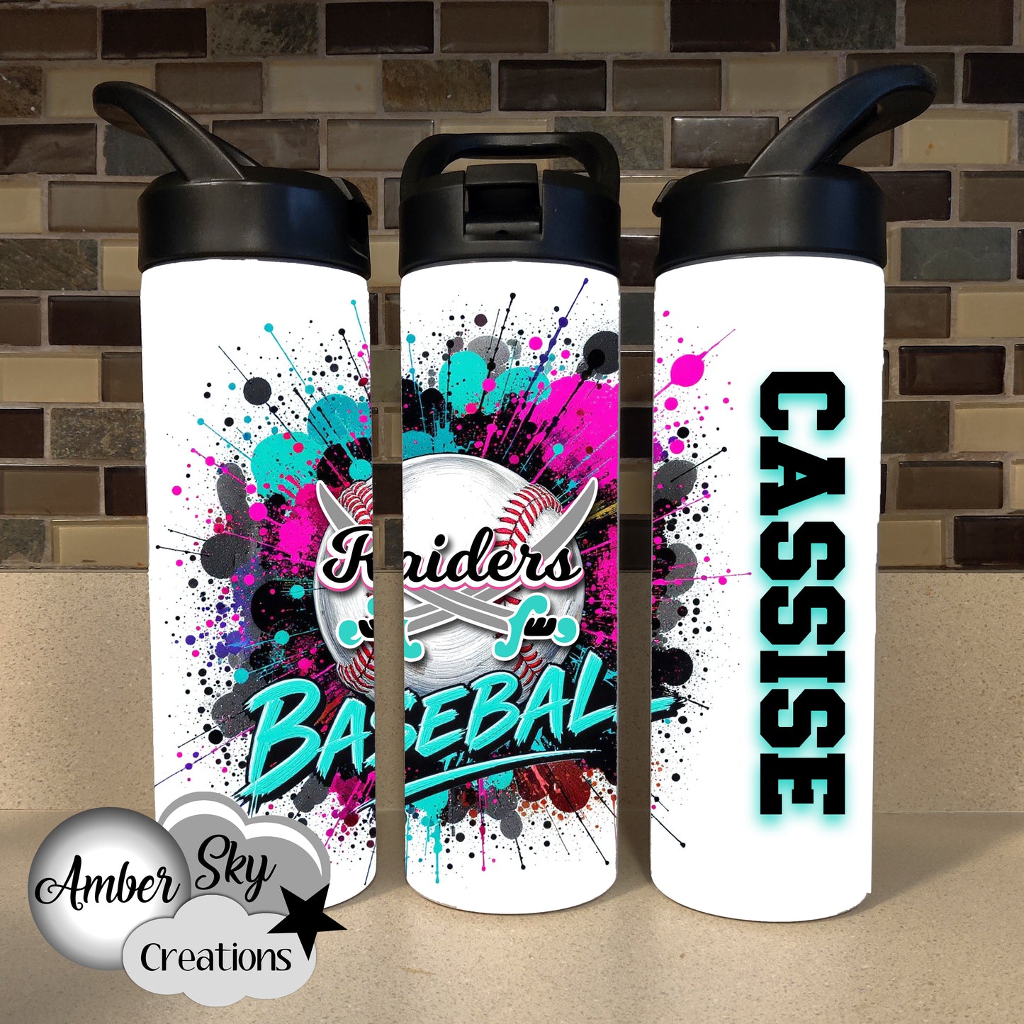 Raiders - 20oz Stainless Water Bottle