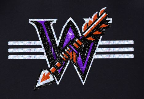 Warriors - Sparkle Logo - Black