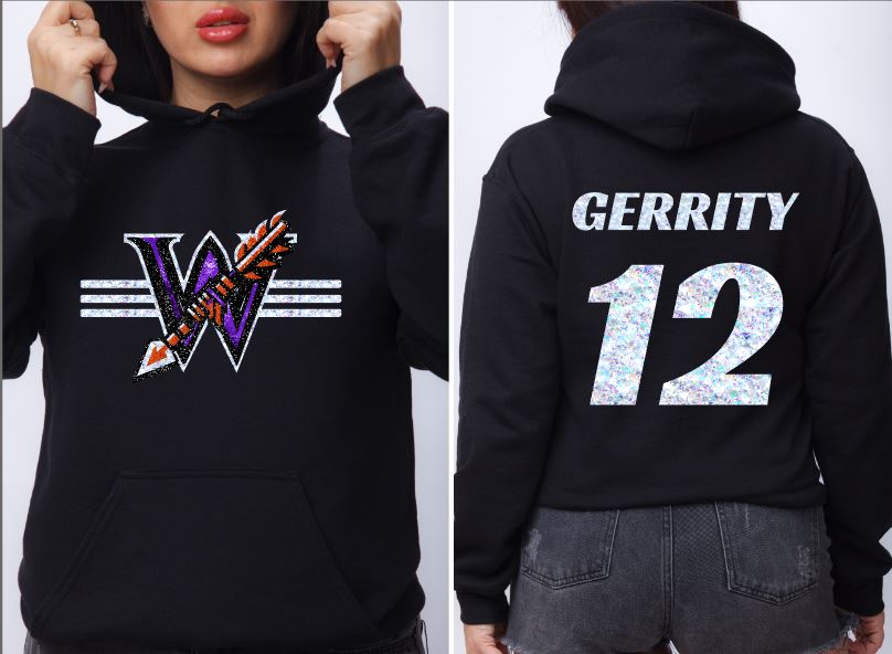 Warriors - Sparkle Logo - Black