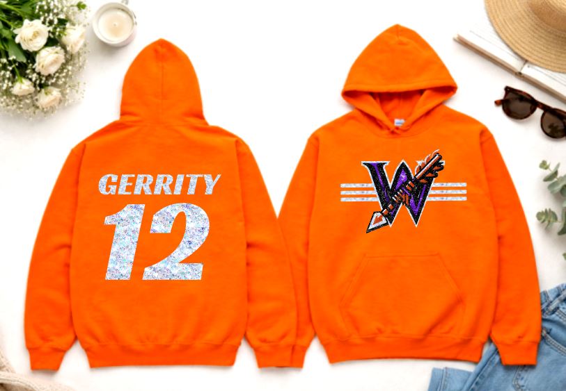 Warriors - Sparkle Logo - Orange