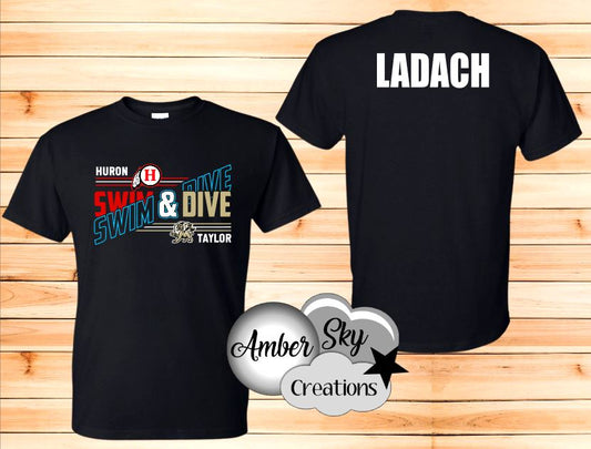 Huron/Taylor Swim 2026 T-Shirt - ORDER DEADLINE AUGUST 29TH