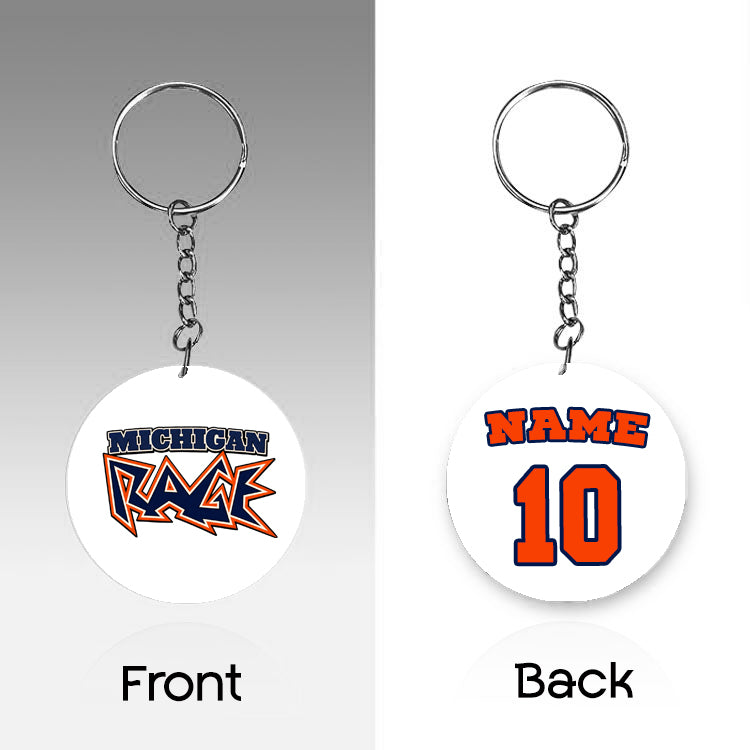 Rage - 2" Round Keychain