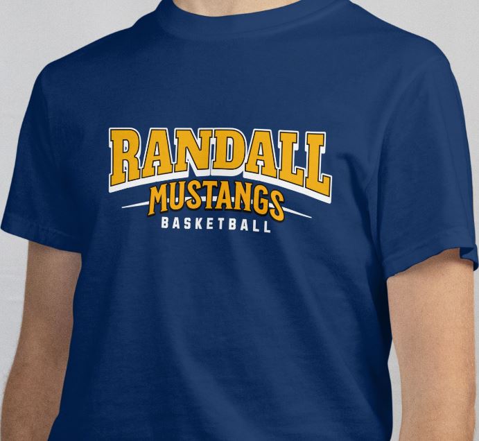 Randall Mustang Basketball Apparel