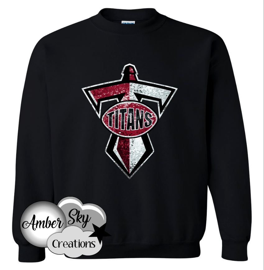 Crewneck - Titans Sparkle Logo