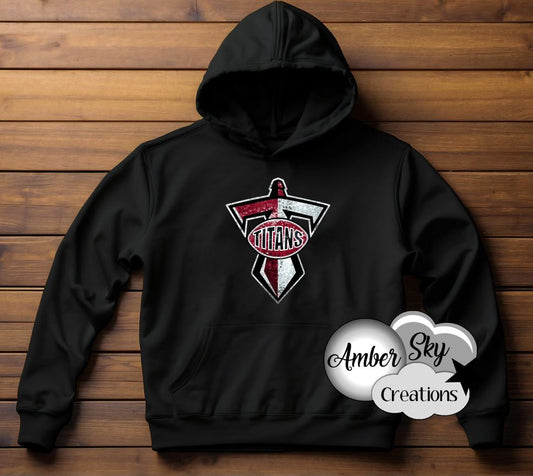 Hoodie -  Titans  Sparkle Logo